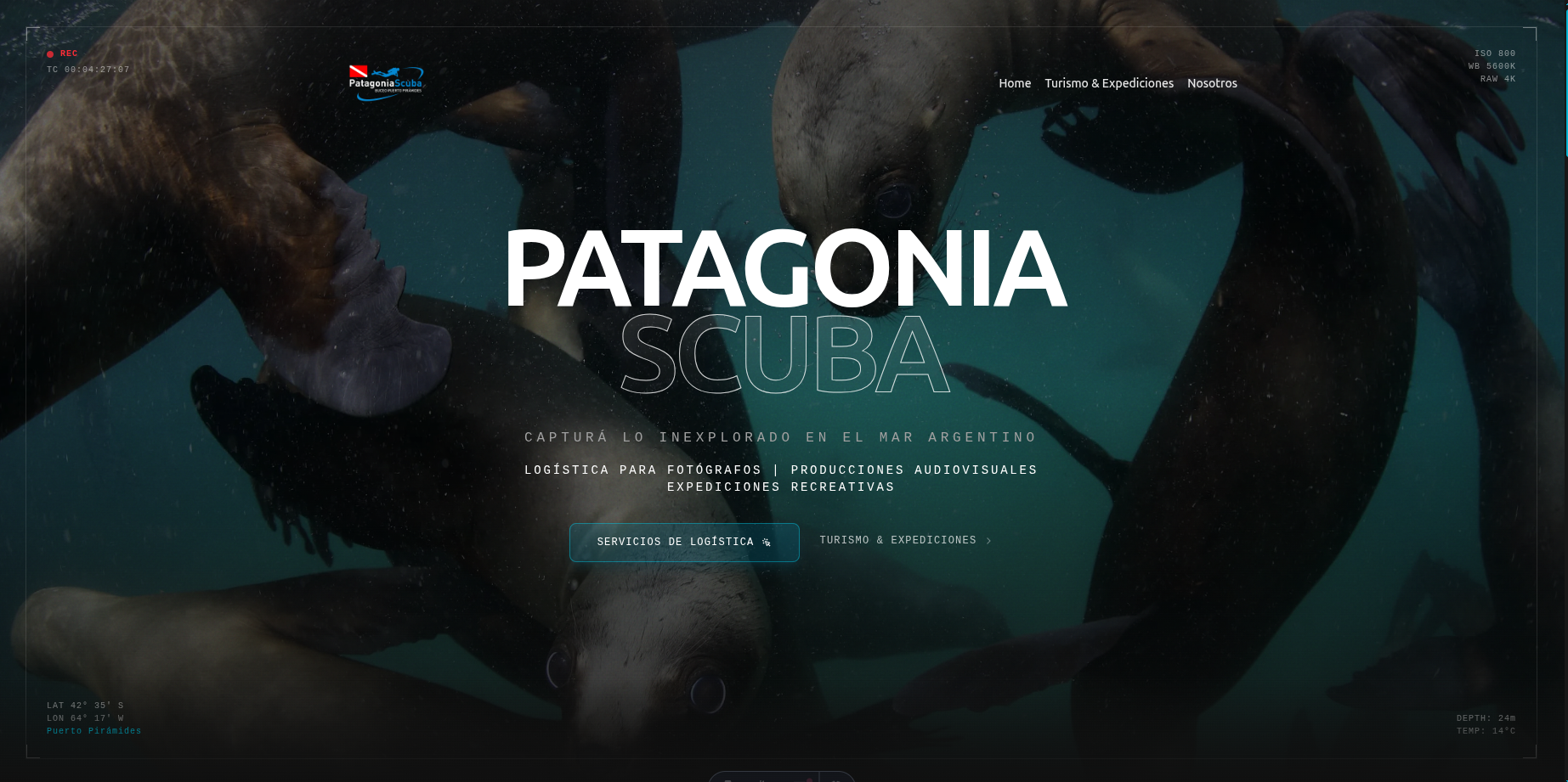 Patagonia Scuba screenshot